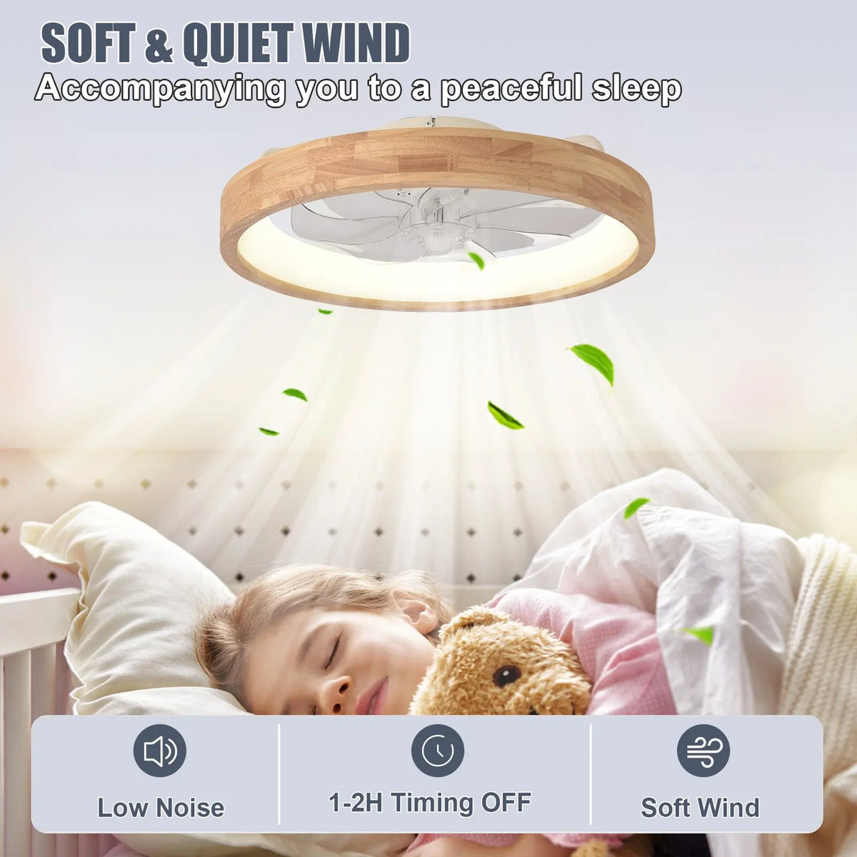 LED Ceiling Fan Light with Remote Control Fan Light Modern Bedroom Restaurant Decoration Electric Fan Ventilation