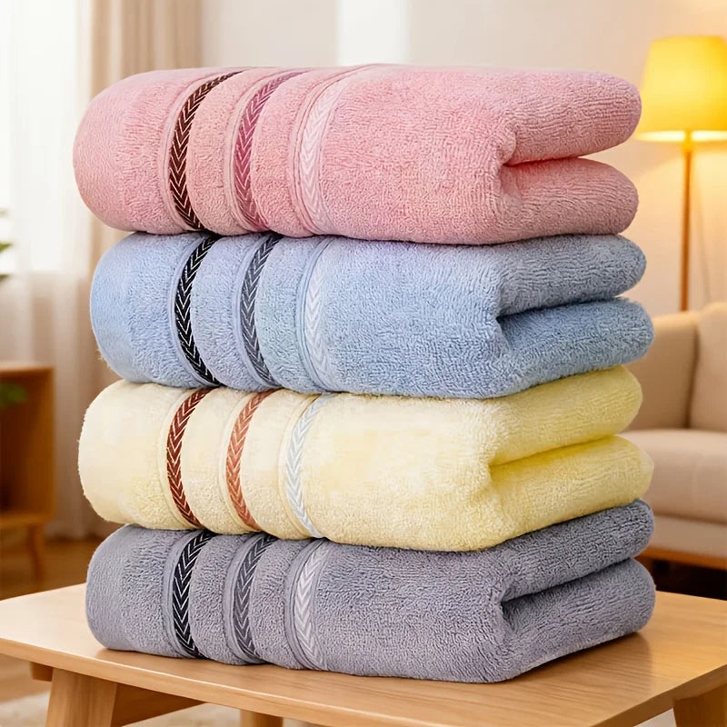 Thick Cotton Face Towels - Super Absorbent Soft Hand Towels for Bathroom & Kitchen, Perfect for Gifts & Daily Use