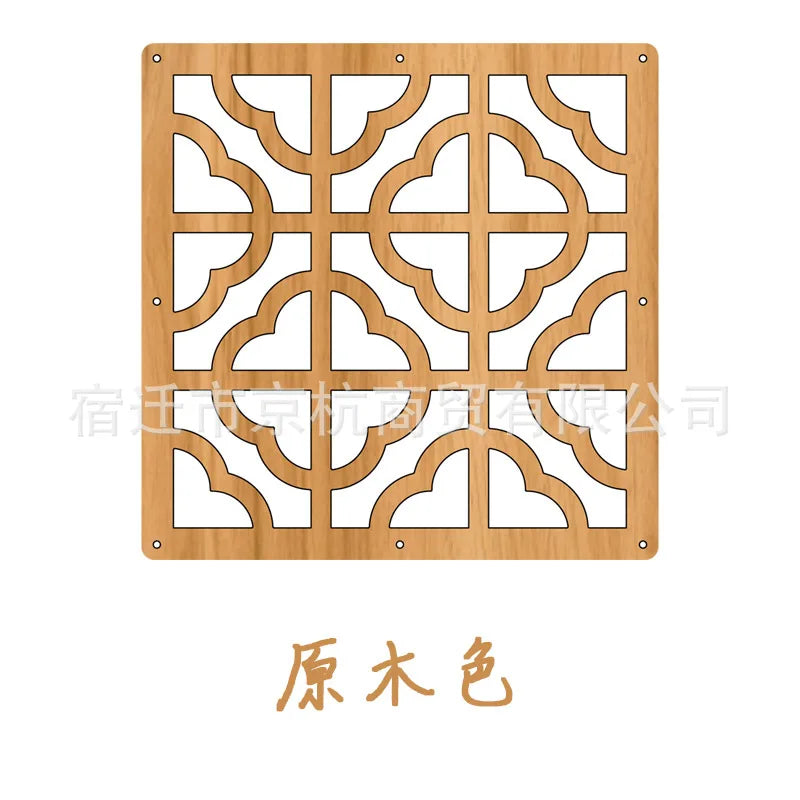 Hanging screen partition fashion MDF porch guest home restaurant bedroom hotel simple modern Chinese hollow screen