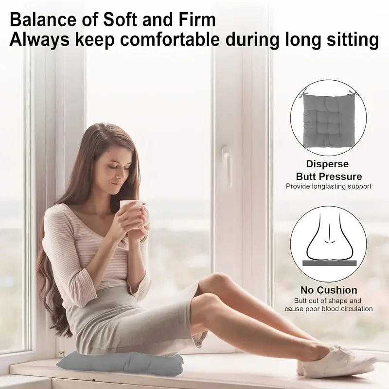 6pcs/set Square Velvet Seat Cushion Thickened Soft Cushion in Winter, Suitable for Dining Rooms Living Rooms Pillows for Bedroom