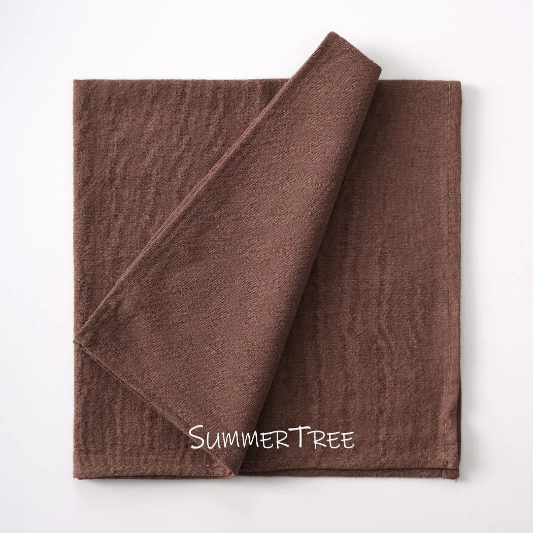 20pcs Cloth Napkins 40x40cm 100% Cotton Delicate Napkin for Rustic Dinner for Home Thanksgiving Wedding Party Table Decorations