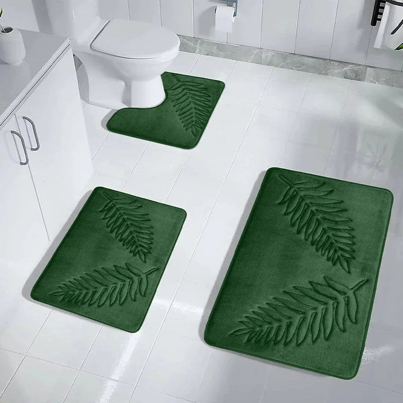 Bathroom Rugs Memory Foam Bath Mat Non-Slip Bath Rugs Machine Washable Dries Quickly Ultra Soft Plush Bath Mats for Bathroom