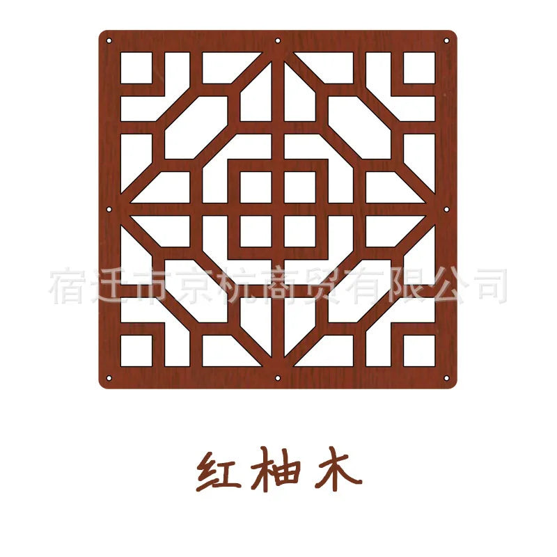 Hanging screen partition fashion MDF porch guest home restaurant bedroom hotel simple modern Chinese hollow screen