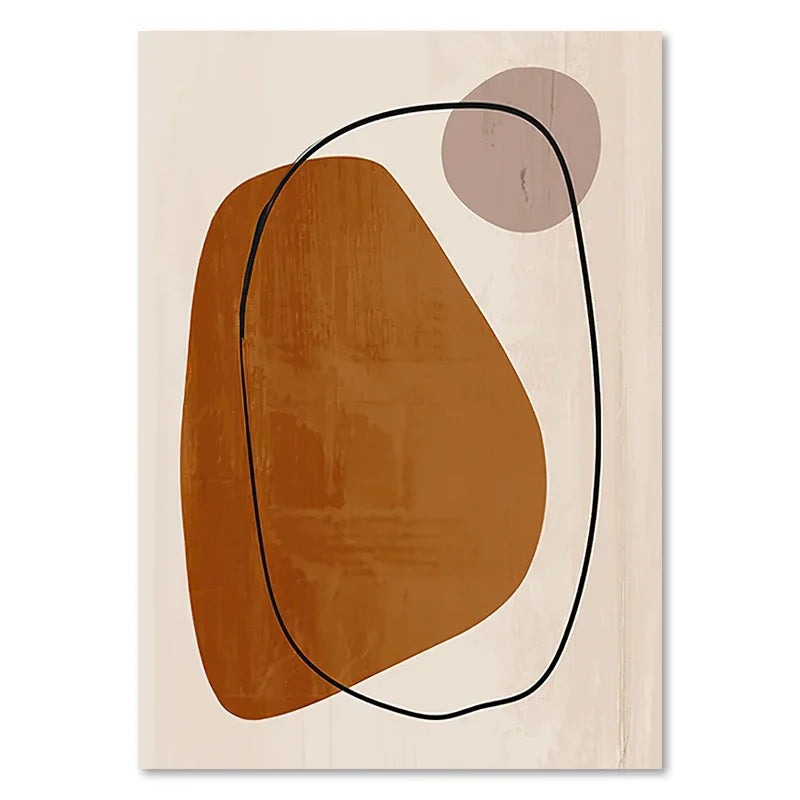Abstract Geometric Poster Matisse Face Line Canvas Painting Nordic Modern Living Room Wall Art Print Picture for Home Decor