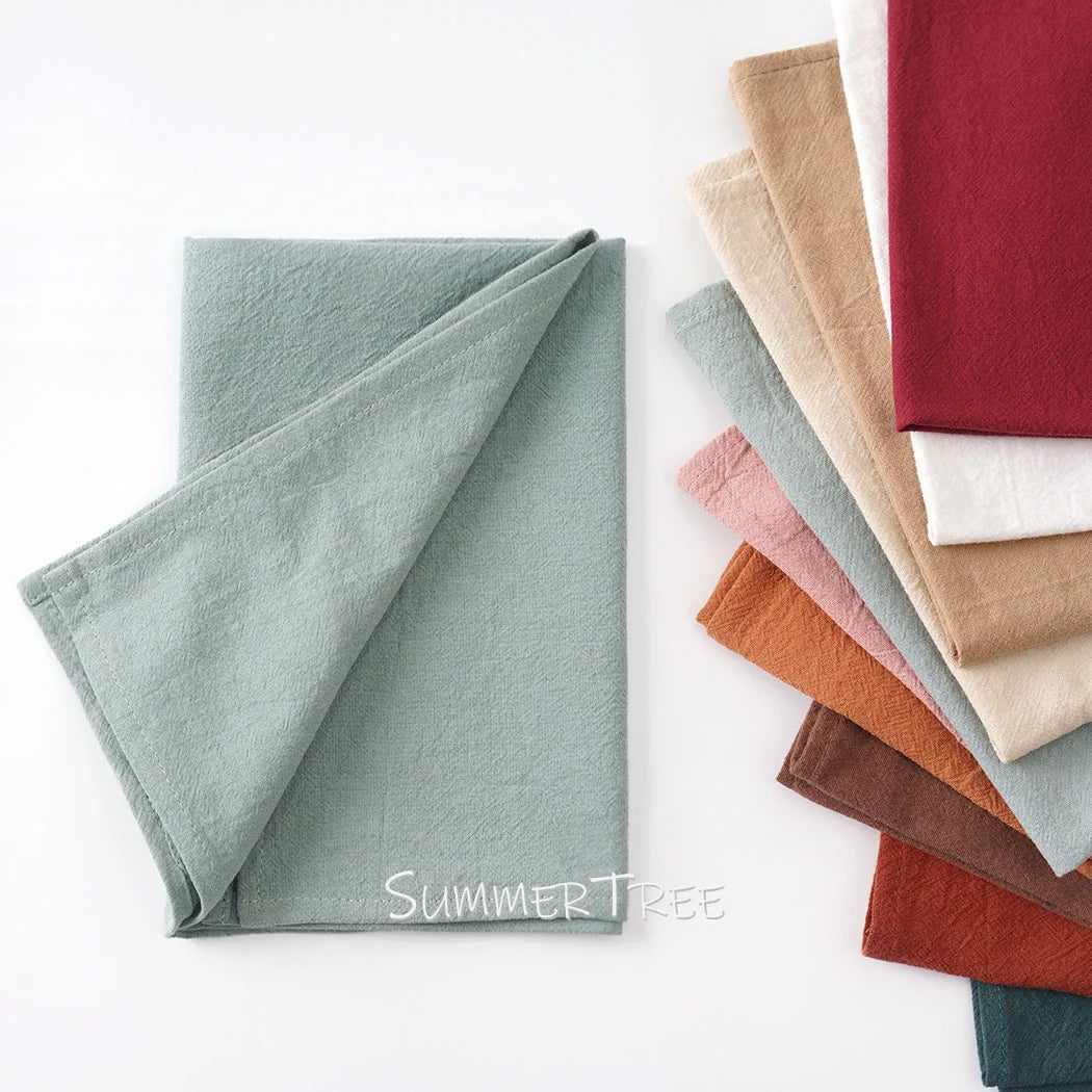 20pcs Cloth Napkins 40x40cm 100% Cotton Delicate Napkin for Rustic Dinner for Home Thanksgiving Wedding Party Table Decorations