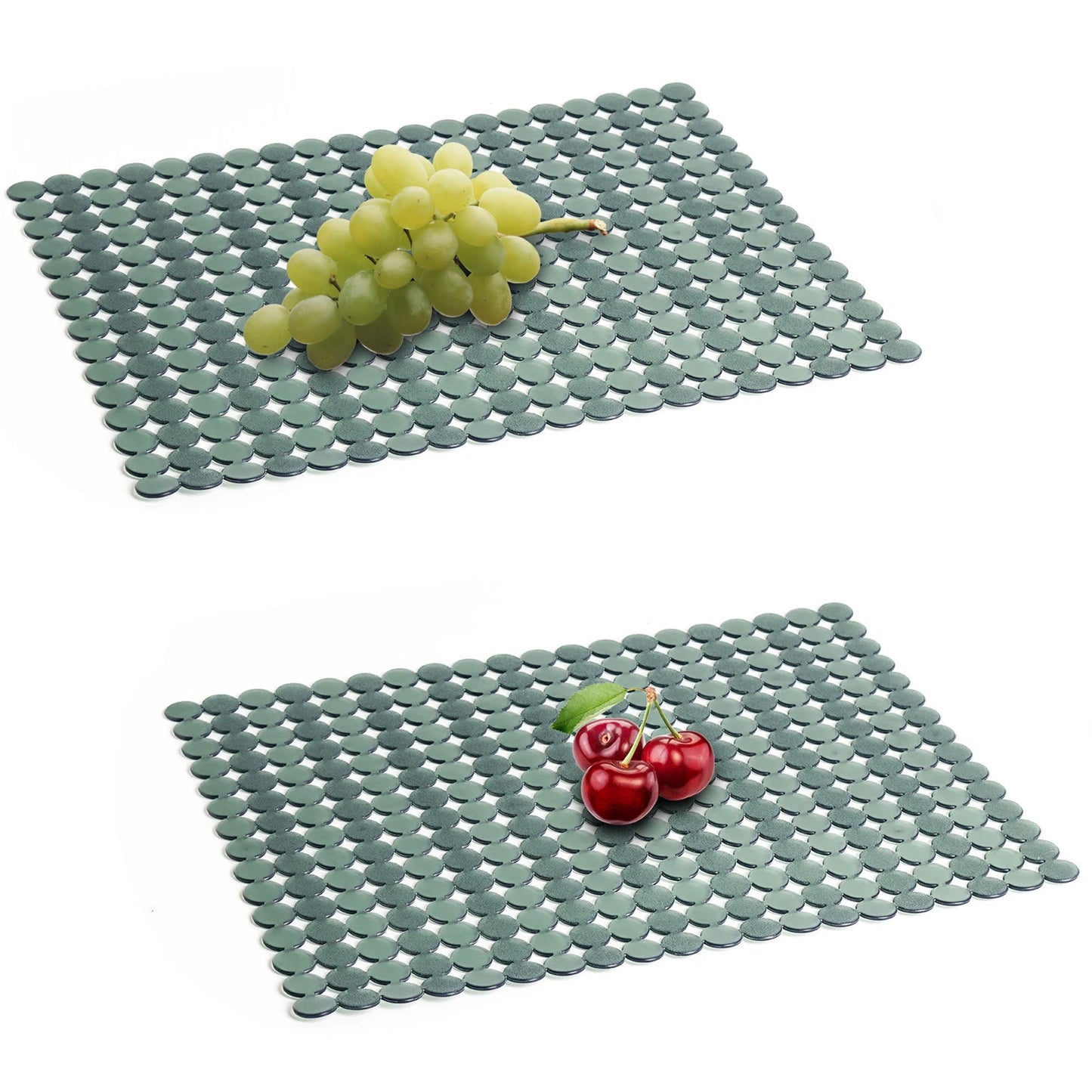 2PCS Sink Protectors Good Grip Sink Mat for Kitchen Large Multifunctional PVC Heat resistan Sink Mat Protector for Home Bathroom