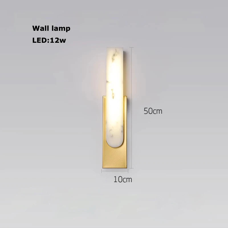 American Alabaster Pendant Chandelier Light for Living Room Dining Room Lustre Suspension Luminaire Lamp For Kitchen Island