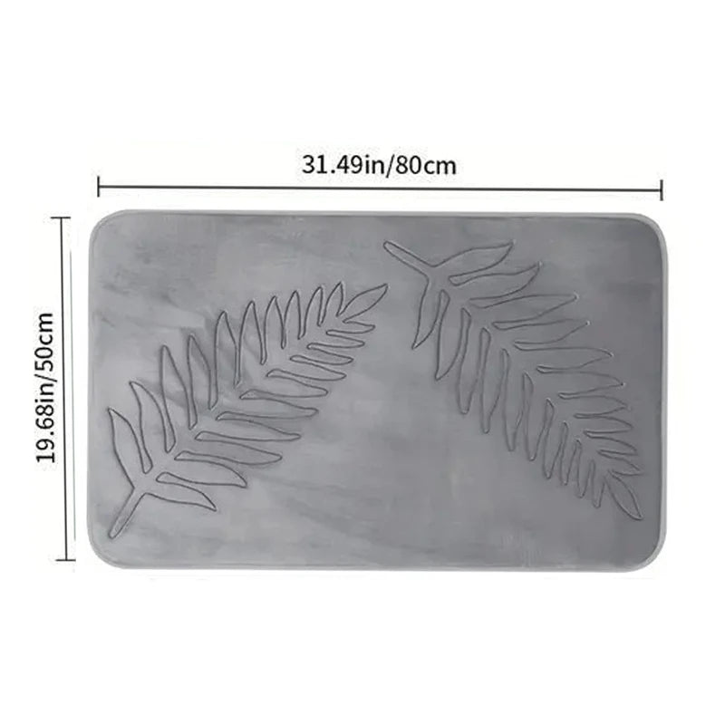 Bathroom Rugs Memory Foam Bath Mat Non-Slip Bath Rugs Machine Washable Dries Quickly Ultra Soft Plush Bath Mats for Bathroom