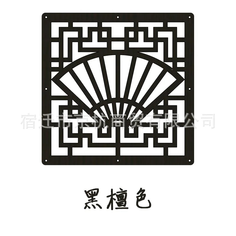 Hanging screen partition fashion MDF porch guest home restaurant bedroom hotel simple modern Chinese hollow screen