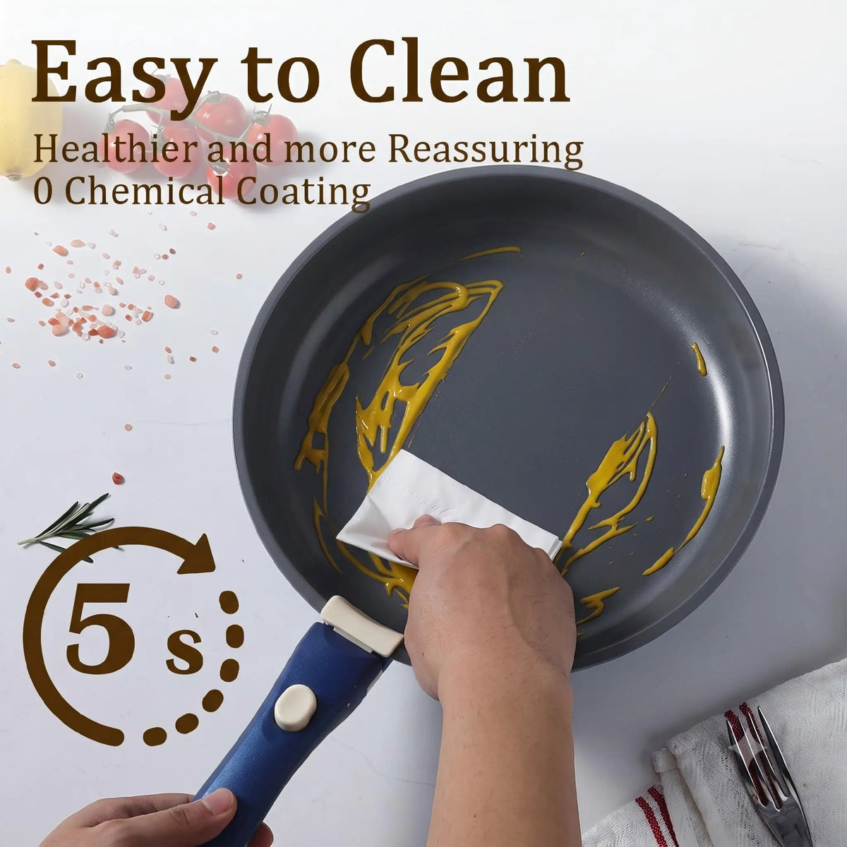 Donnor 19PCS Detachable Handle Cookware Set, Non-Stick Die-Cast Aluminum Pots and Pans Set for Induction, Home Kitchen