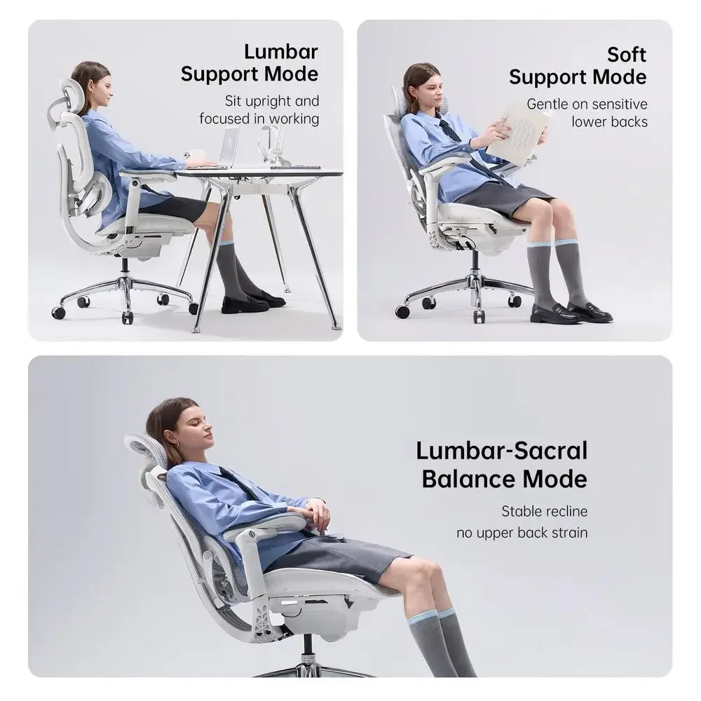 Doro C300 Pro V2 Ergonomic Office Chair, FullBody Adaptive Support 8D Armrests amp Breathable Mesh, Comfy High Back Computer Designed