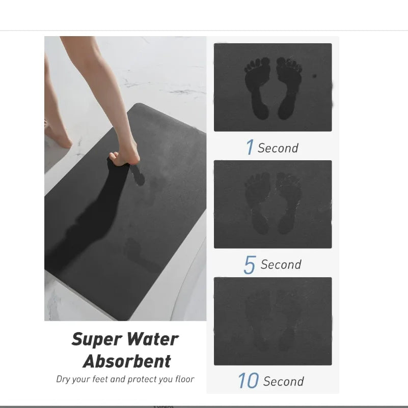 Thickened Kitchen Water-Absorbent Floor Mats Oil-Absorbent Non-Slip Mats Long Anti-Fouling Carpet Entrance Floor Mats Carpet