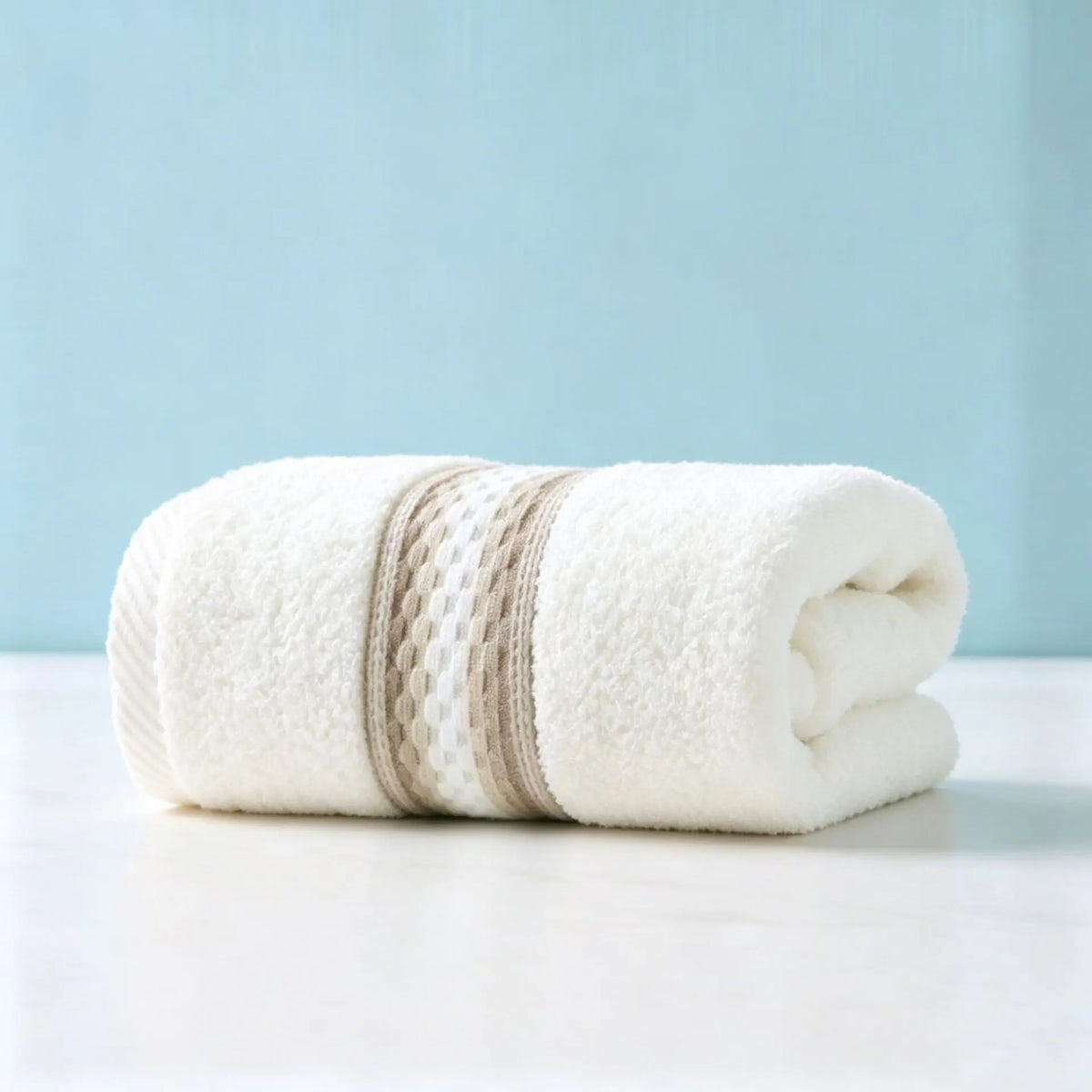 High-End Hotel Quality Thickened Cotton Towels Set of 1/4/6 Absorbent Embroidered Face Washing Towels for Adults Household Use