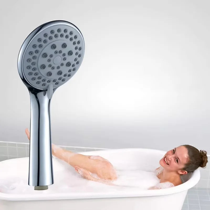 2026 Bathroom Product Shower Heads Spray Mode Spray Settings Stainless Steel Handheld Multifunctional Pulse Mode High Quality
