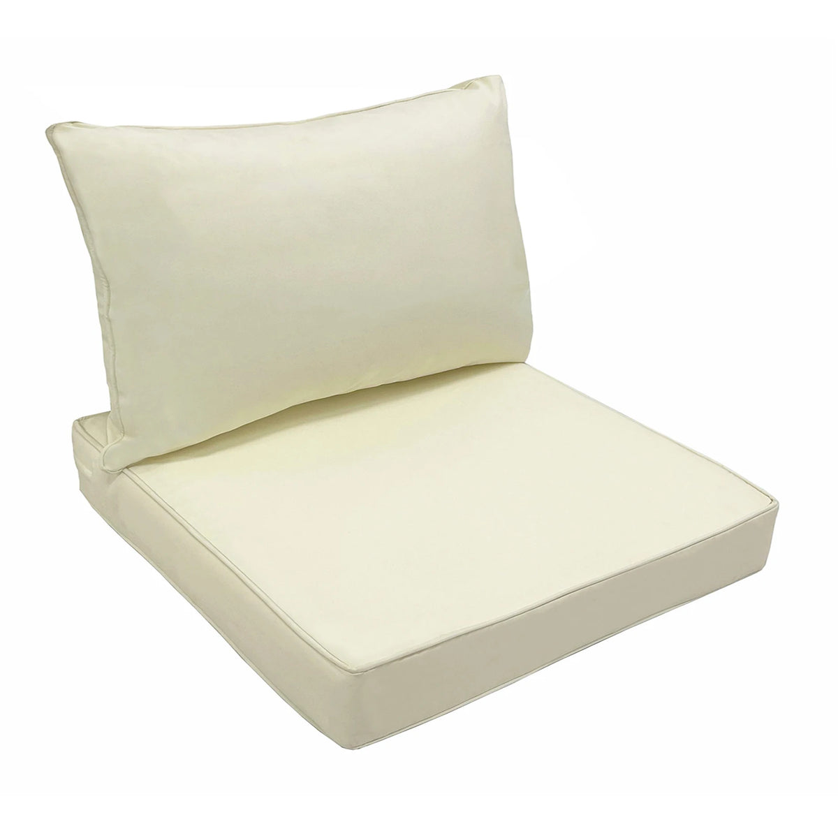Outdoor Chair Cushions, 60*60*10CM Outdoor Cushion for Patio Furniture, Patio Chair Cushion, Waterproof & Fade Resistant Deep Patio Furniture Cushions Set with Handle and Ties