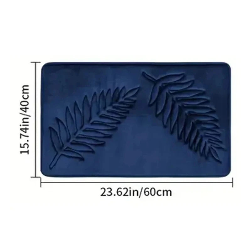 Bathroom Rugs Memory Foam Bath Mat Non-Slip Bath Rugs Machine Washable Dries Quickly Ultra Soft Plush Bath Mats for Bathroom