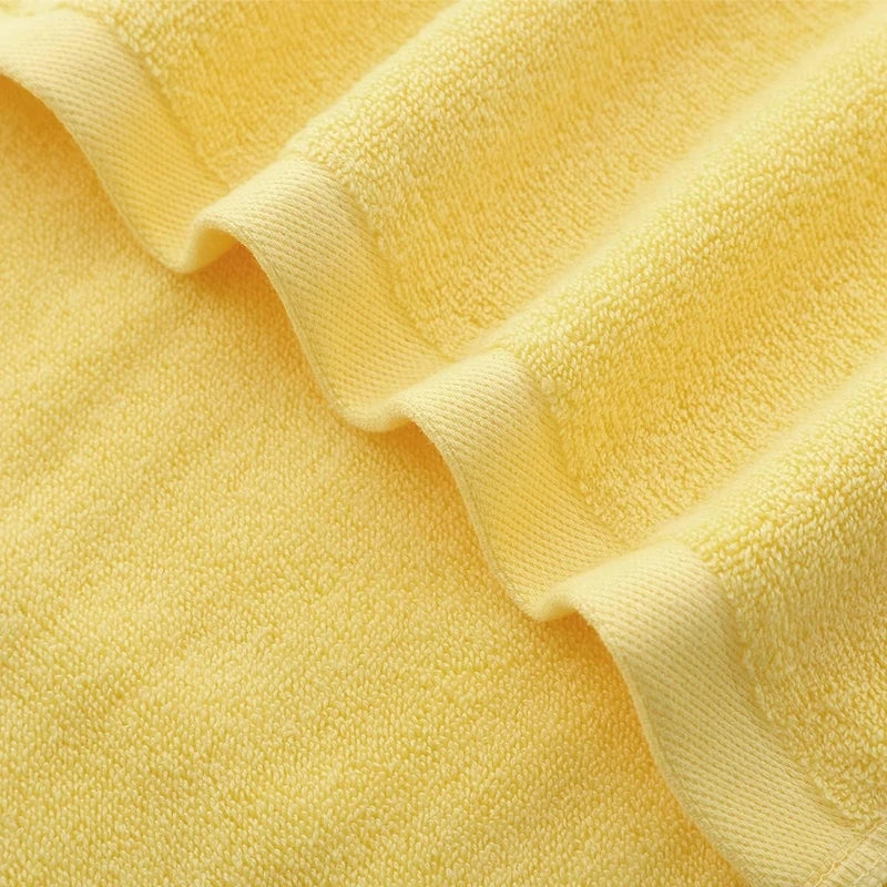 1/4/6pcs Gold Bathroom Cotton Towels 35x35cm/35x75cm/70x140cm Hand Face Big Bath Towel Soft Gift Absorbent Sport Absorbent Towel