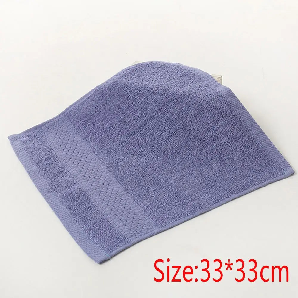 Extreme Comfort Absorbent Cotton Square Scarf Wash Cloths Face Towel Dry Body