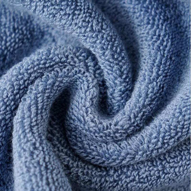 High-End Hotel Quality Thickened Cotton Towels Set of 1/4/6 Absorbent Embroidered Face Washing Towels for Adults Household Use