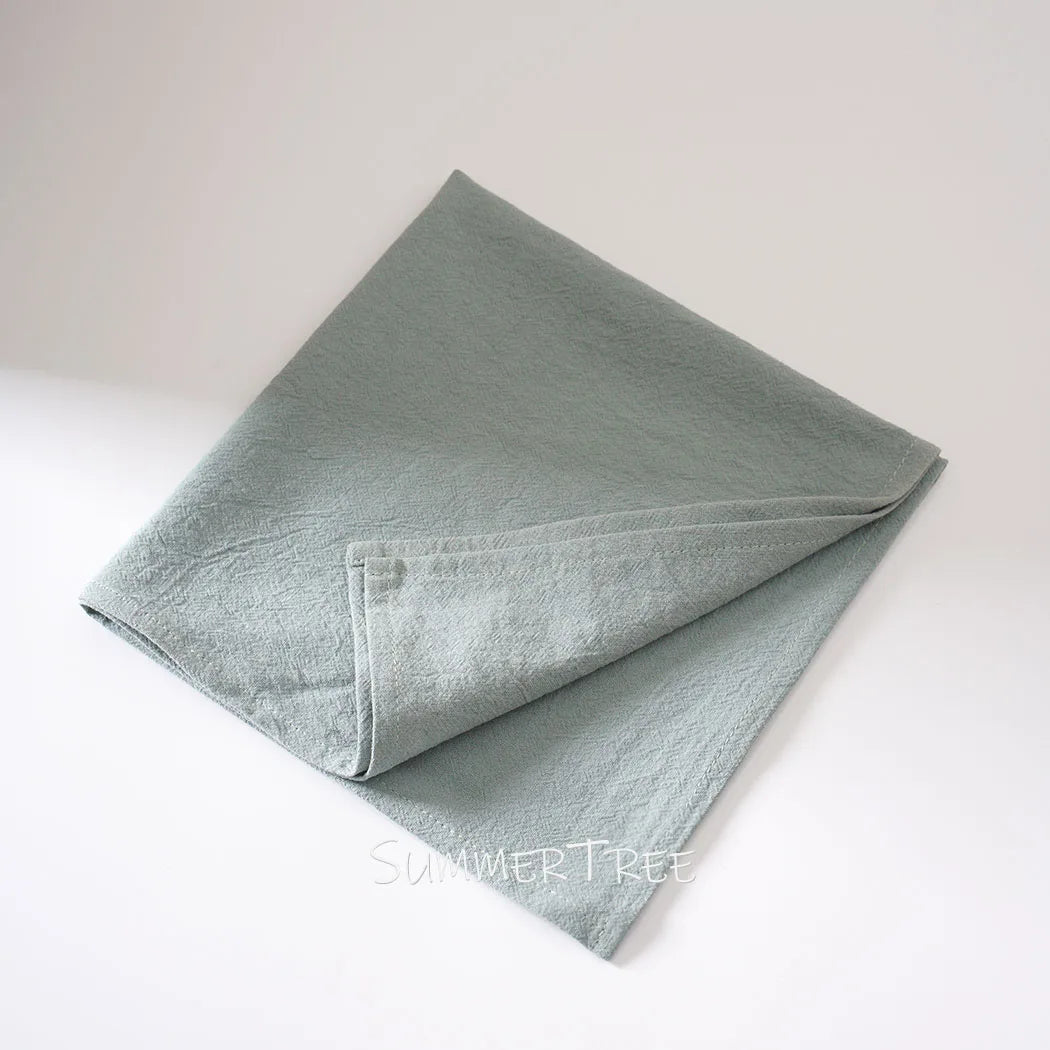 20pcs Cloth Napkins 40x40cm 100% Cotton Delicate Napkin for Rustic Dinner for Home Thanksgiving Wedding Party Table Decorations