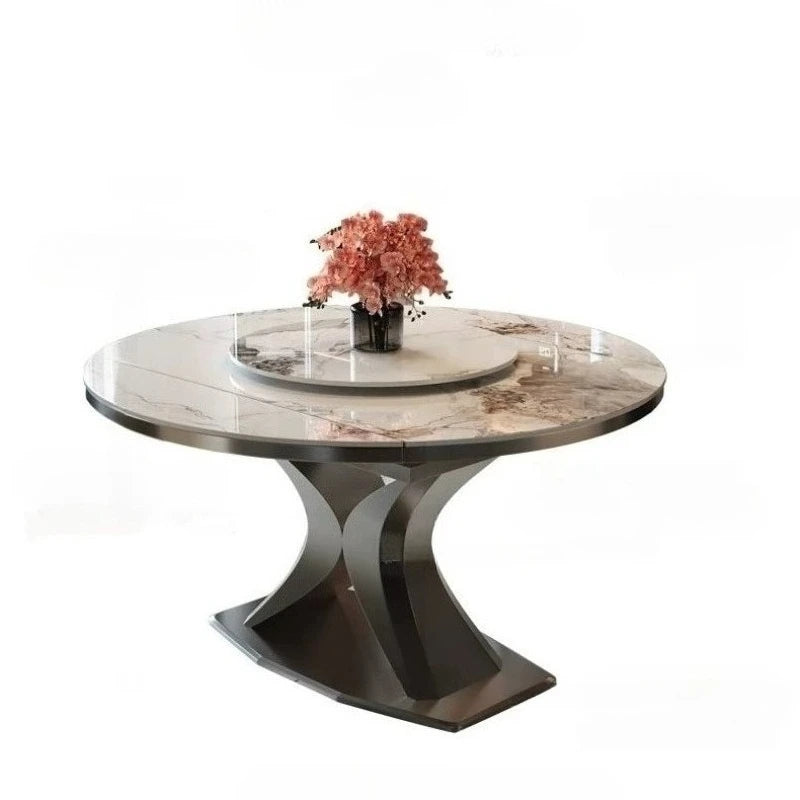 Cute Modern Mesa Plegable Luxury Furniture Luxury Dinner Round Table Salon Living Room Dinette Garden Small Dining Table Set