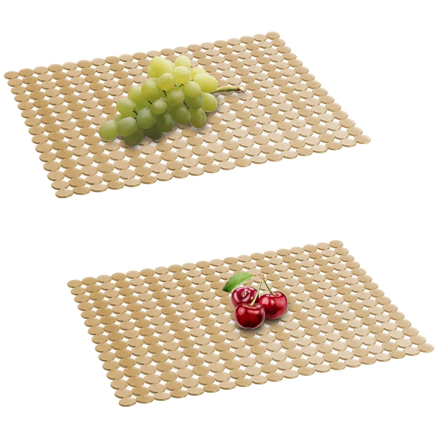 2PCS Sink Protectors Good Grip Sink Mat for Kitchen Large Multifunctional PVC Heat resistan Sink Mat Protector for Home Bathroom