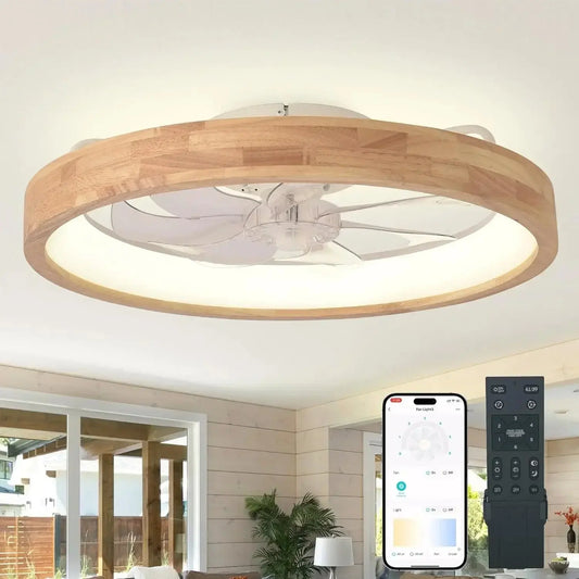 LED Ceiling Fan Light with Remote Control Fan Light Modern Bedroom Restaurant Decoration Electric Fan Ventilation