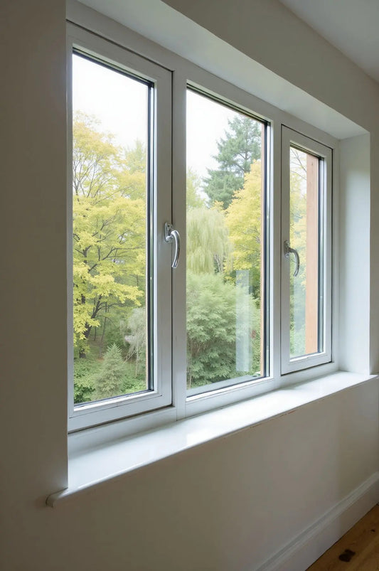 Aluminum Horizontal Tempered Tilt and Turn Windproof Double Glass Window Awning Windows with Screen Glazed Casement Windows