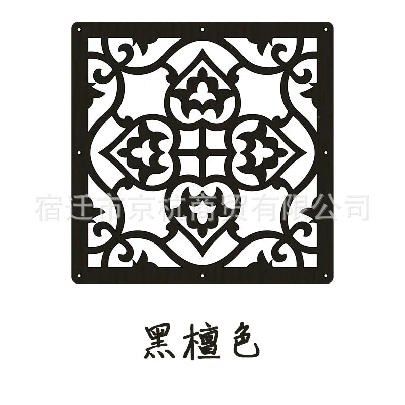 Hanging screen partition fashion MDF porch guest home restaurant bedroom hotel simple modern Chinese hollow screen