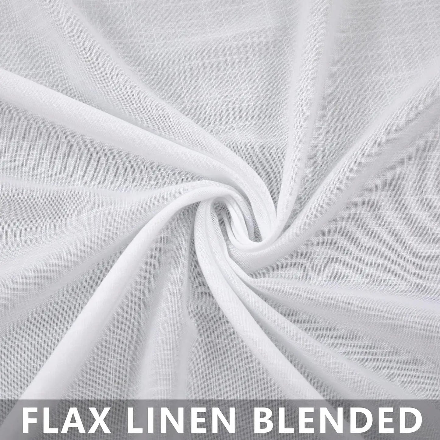 310CM Height Custom Made Sheer Curtain Modern Bedroom Living Room Tulle Curtains Faux Linen For Window Curtain Drapes