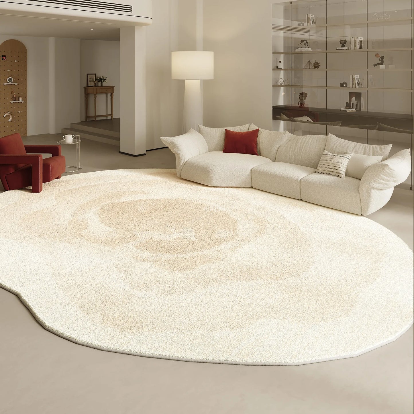 Irregular Shapes Living Room Decoration Carpet Modern Style Rugs for Bedroom Home Thicken Plush Rug Fluffy Soft Lounge Floor Mat