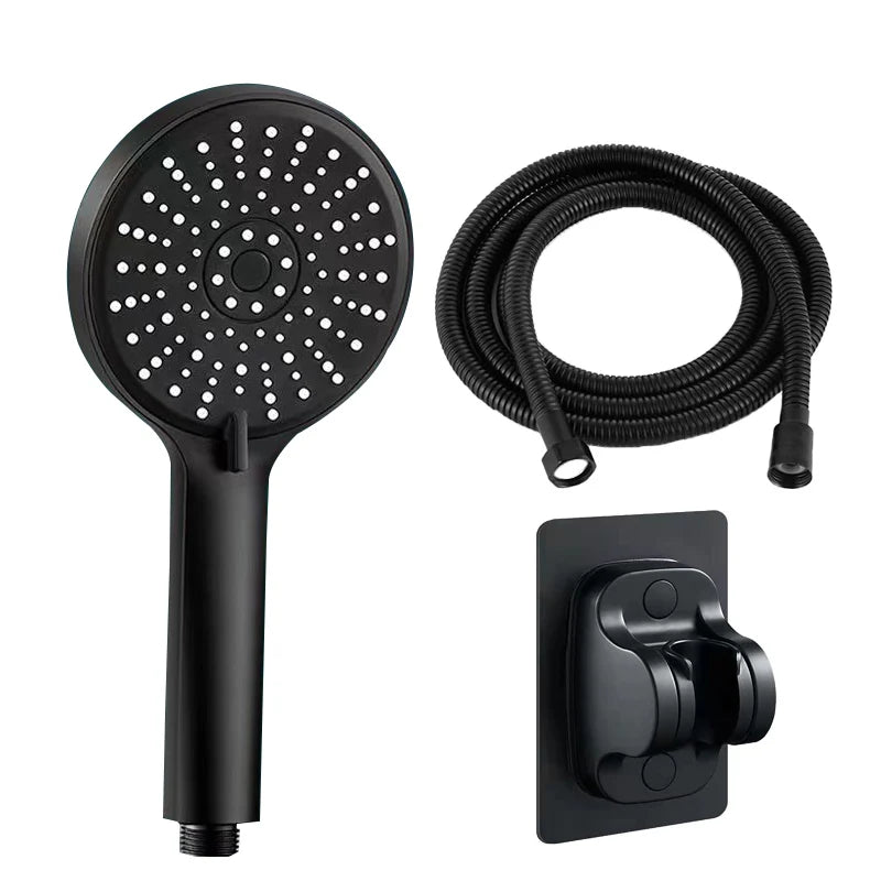 5-speed Booster Large Panel Strong Water Shower Head Filter Universal Multi-function Bathroom Handheld Shower Set