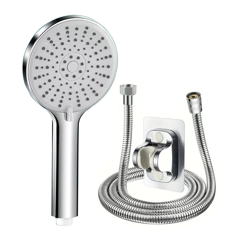 5-speed Booster Large Panel Strong Water Shower Head Filter Universal Multi-function Bathroom Handheld Shower Set