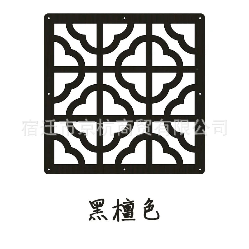 Hanging screen partition fashion MDF porch guest home restaurant bedroom hotel simple modern Chinese hollow screen