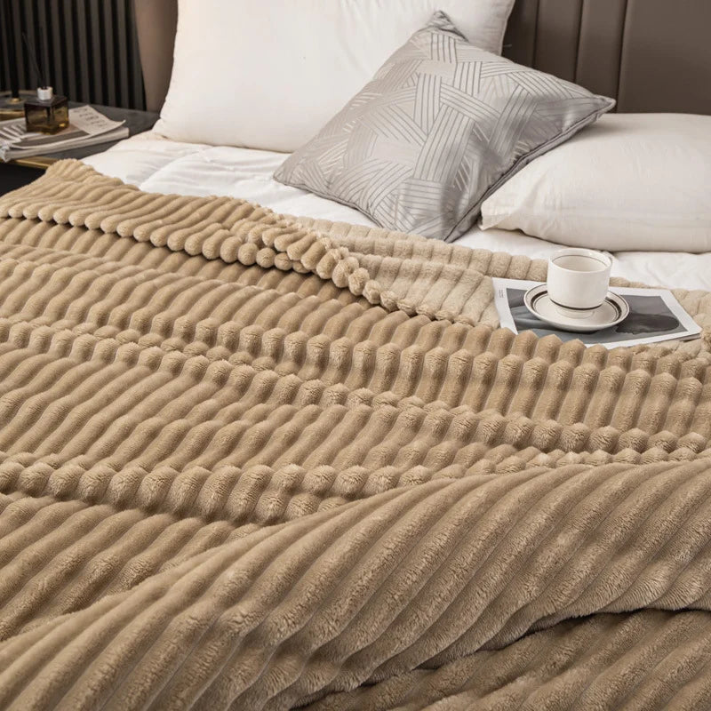 Soft Large Blanket, Suitable for Sofa Bed, Plush Blanket, Sofa Blanket, Multifunctional Blanket, Fluffy Soft Blanket, Suitable for Bed and Sofa Blanket, Single Double Bed