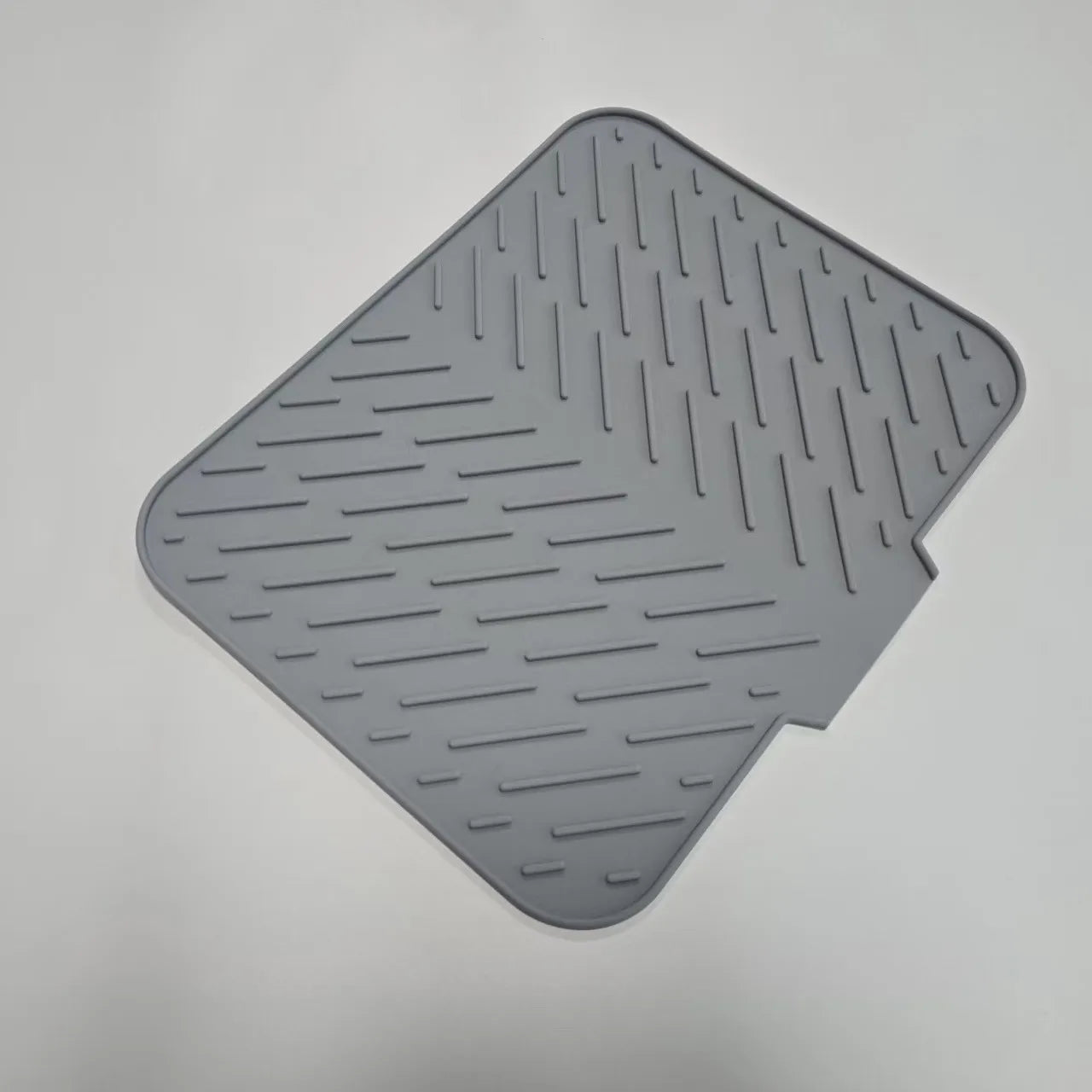 Silicone Drain Mat Sink Countertop Tableware High Temperature Resistance Heat Insulation Diversion Kitchen Drain Mat Placemat
