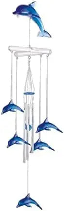 Acrylic Dolphin Wind Chime for Garden Porch Decoration, Perfect Gift Idea