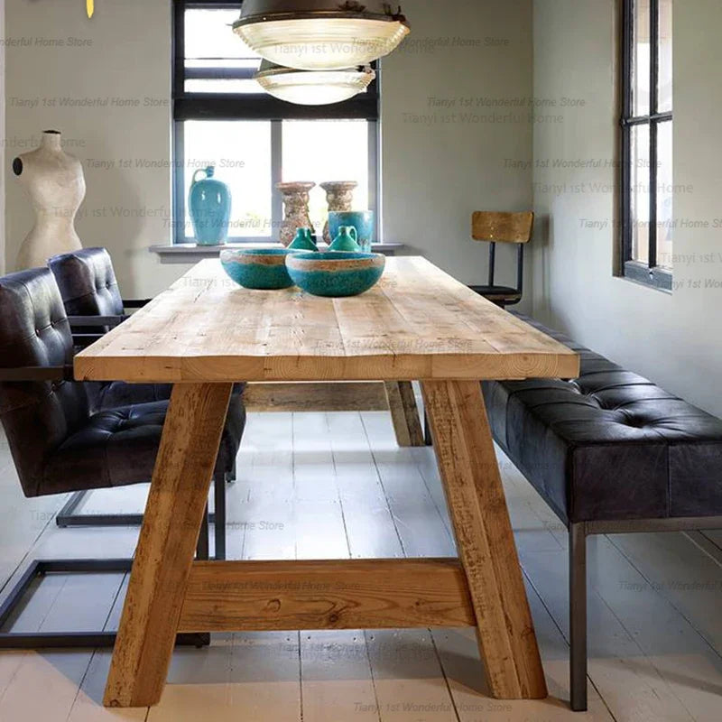 Nordic Wooden Dining Tables Kitchen Coffee Dinette Modern Dining Tables Living Room Italian Design Home Furniture Muebles LLDT