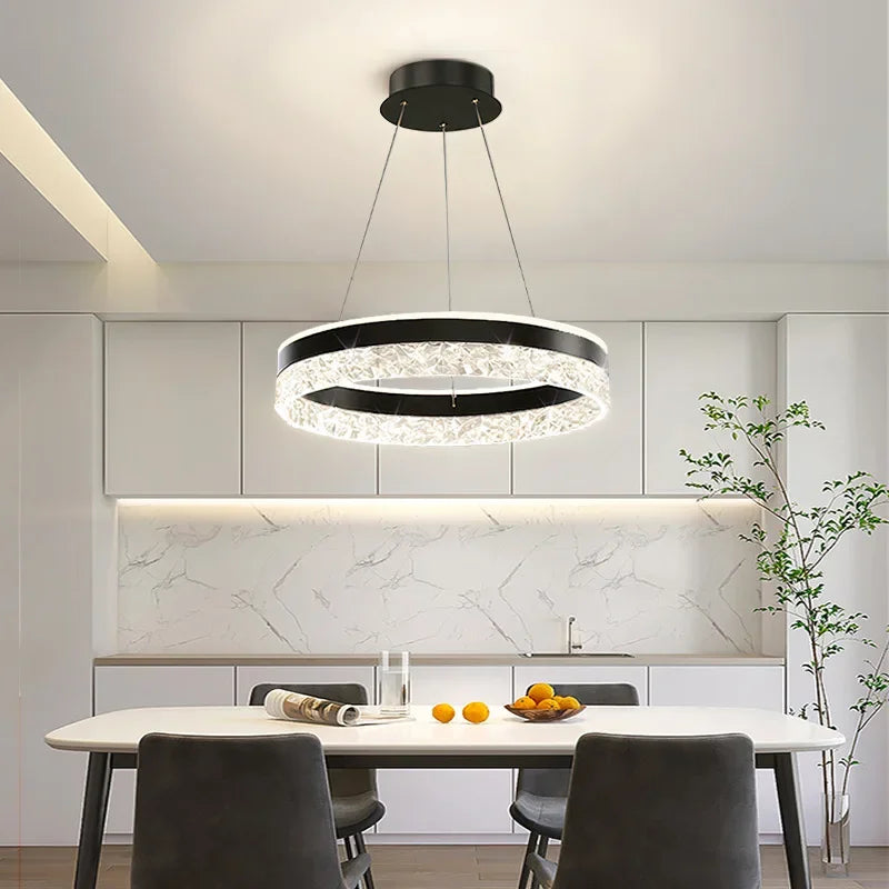 Modern Minimalist LED Ceiling Lamp Nordic Luxury Chandelier for Living Room Home Decor Designer Bedroom Hanging Light