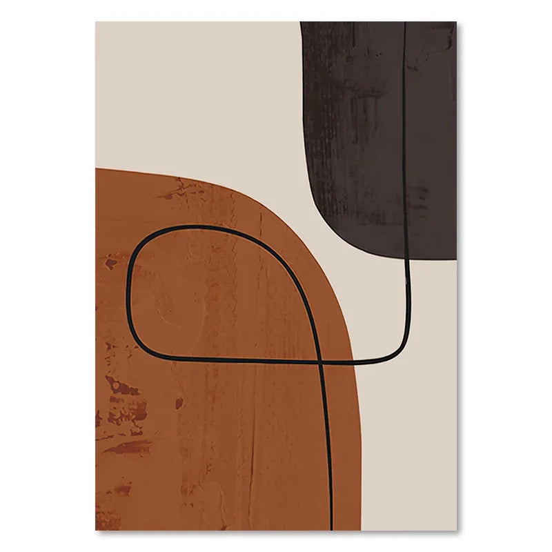 Abstract Geometric Poster Matisse Face Line Canvas Painting Nordic Modern Living Room Wall Art Print Picture for Home Decor