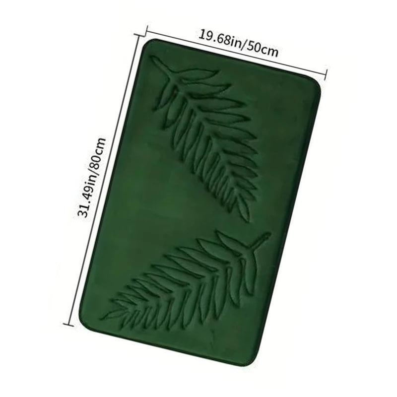 Bathroom Rugs Memory Foam Bath Mat Non-Slip Bath Rugs Machine Washable Dries Quickly Ultra Soft Plush Bath Mats for Bathroom