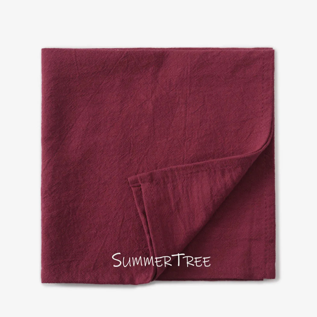 20pcs Cloth Napkins 40x40cm 100% Cotton Delicate Napkin for Rustic Dinner for Home Thanksgiving Wedding Party Table Decorations