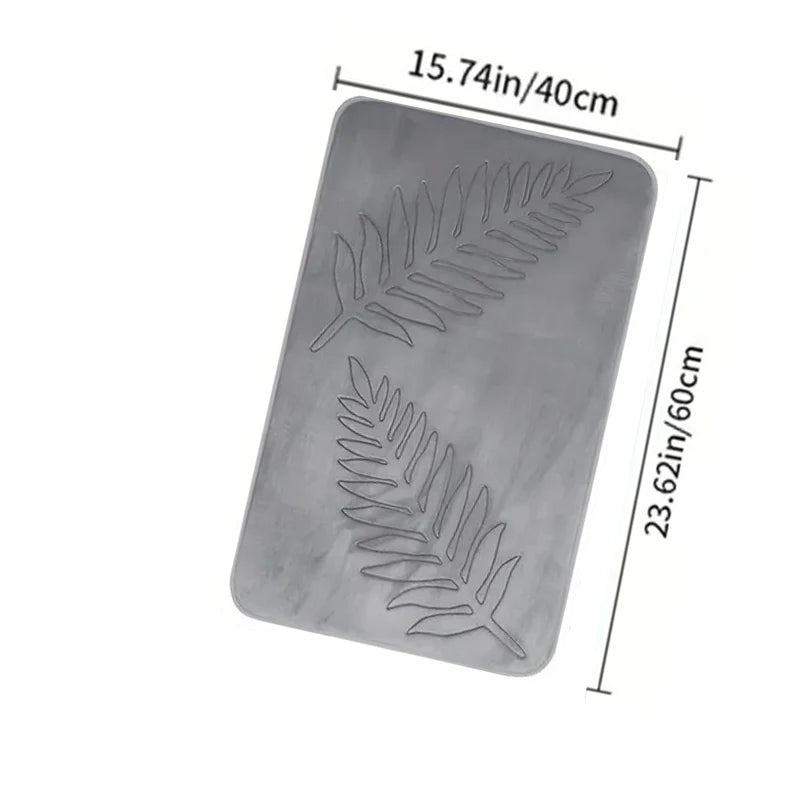 Bathroom Rugs Memory Foam Bath Mat Non-Slip Bath Rugs Machine Washable Dries Quickly Ultra Soft Plush Bath Mats for Bathroom