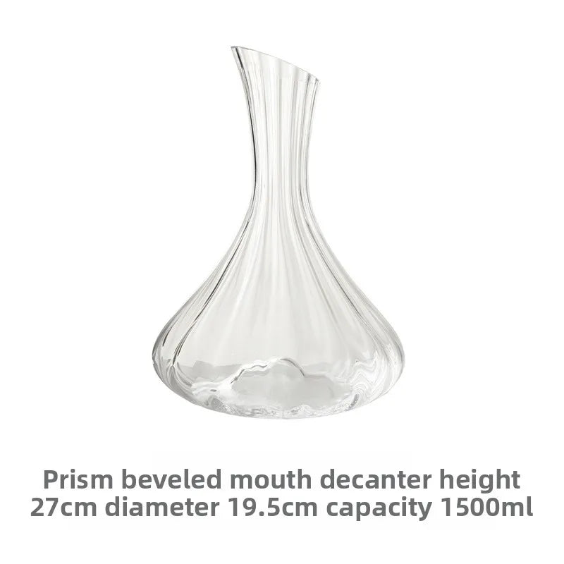 Iceberg Whisky Wine Decanter Handmade Lead-free Crystal Wine Pourer Carafe Thickened Wine Dispenser Pot Bar Accessories