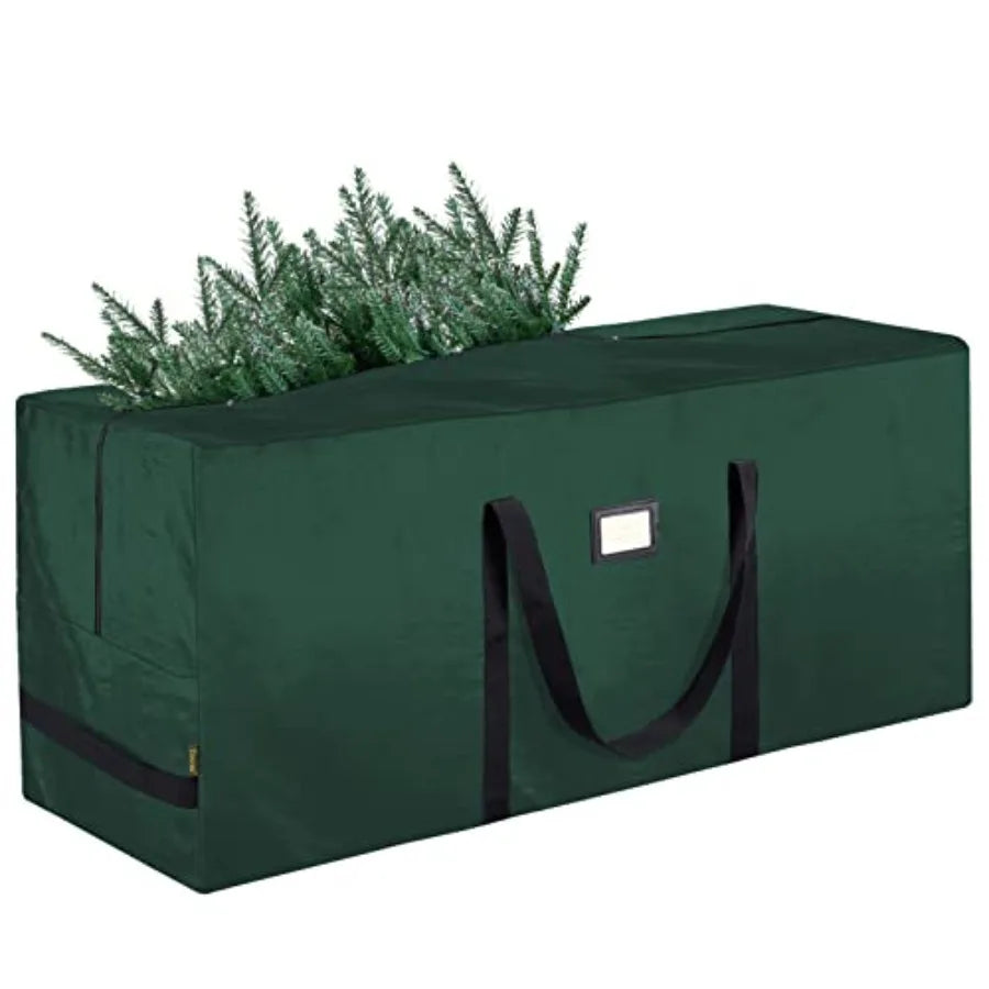 Christmas Tree Storage Bag, Heavy Duty Extra Large Artificial Christmas Tree Bag with Reinforced Handles and Dual Zippers Wide