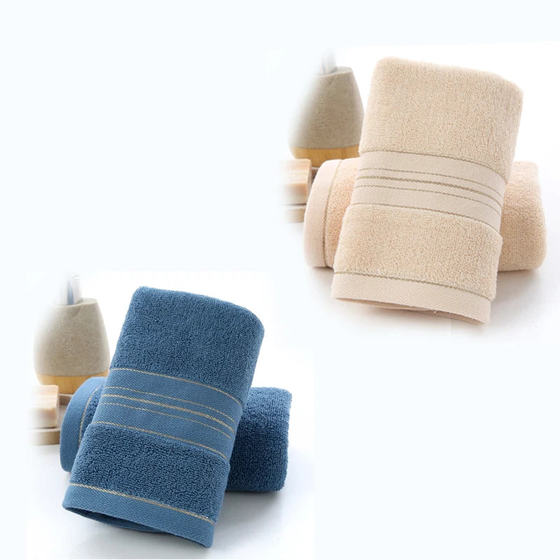 Towel Thickened Cotton Absorbent Towel Household Wash Face Skin-friendly Towel Adults and Children Universal Towel