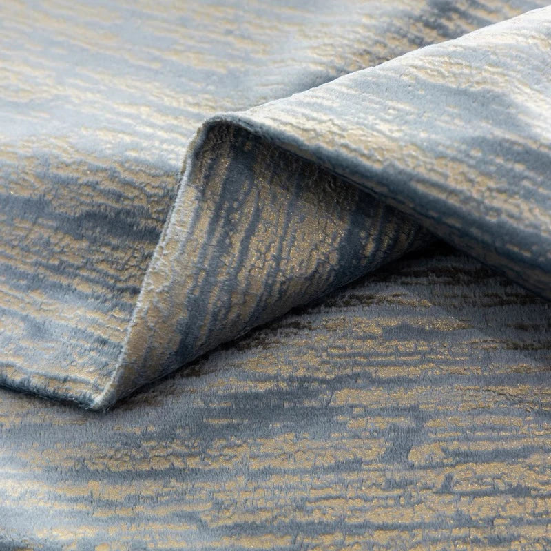 2pcs American retro light luxury Nordic bedroom living room shade bronzing velvet fabric finished hook curtain fabric