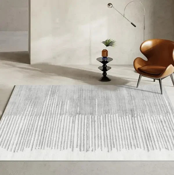 Light Luxury Carpets for Living Room Large Area Lounge Carpet Minimalist Bedroom Decor Gray Rug Home Soft Washable Floor Mat