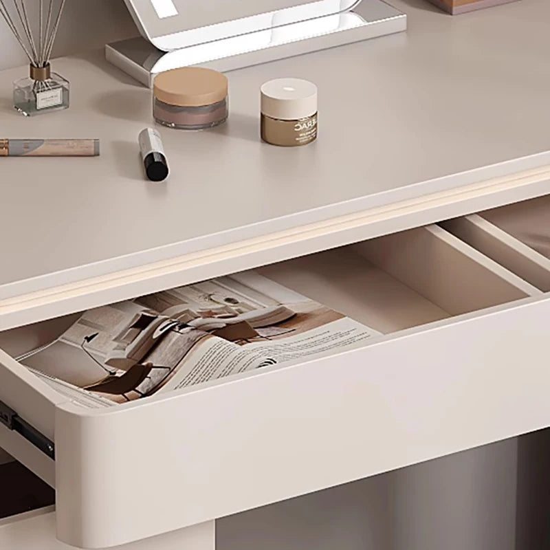 Modern Nordic Vanity Table Elegant Premium Trendy Classic Vanity Table Organized Chic Meuble Chambre Bedroom Furniture