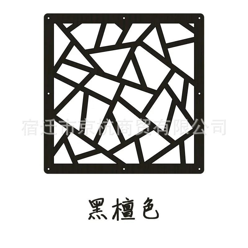 Hanging screen partition fashion MDF porch guest home restaurant bedroom hotel simple modern Chinese hollow screen